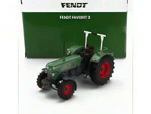 y\z2025N\FENDT FAVORIT 3 4WD TRACTOR WITH ROLLBAR 1964 GREEN RED/ROS 1/32݋@B͌^