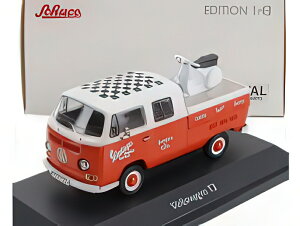 VOLKSWAGEN T2 DOUBLE CABINE PICKUP 1962 WITH VESPA GS RED WHITE/Schuco 1/43~jJ[