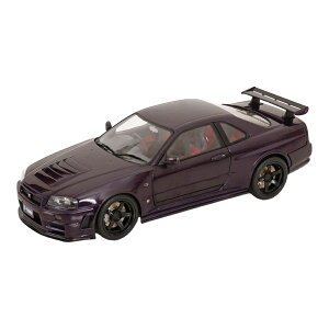 Nissan���Y Skyline�X�J�C���C�� (R34) GT R Z Tune 1999 purple metallic�p�[�v�����^���b�N / SOLIDO 1/18 �~�j�J�[