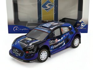 FORD ENGLAND PUMA RALLY1 TEAM MSPORT FORD WRT N 9 RALLY SAFARI KENIA 2022 JOURDAN SERDERIDIS FREDERIC MICLOTTE PURPLE BLACK BLUE/SOLIDO 1/18~jJ[