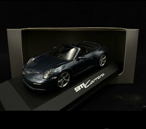 Porsche|VFfB[[f 911 Carrera cabriolet type 992 2019 Biscay blue 1/43 Minichamps