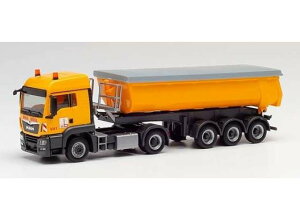 MAN TGS LX E6c T.Sz. �}�b�N�X�E�x�O�� �C�G���[/Herpa 1/87�~�j�J�[