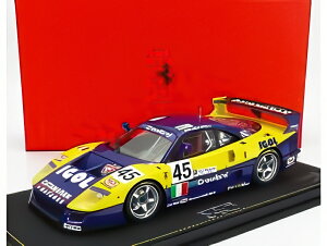 �t�F���[�� F40 GTE 3.5L �^�[�{ V8 �`�[�� �G���l�A SRL �C�S�[�� N 45 24���� �� �}�� 1996 J.M.�O�m�[ - E.�x���i�[�� - P.�x�������h - �C�G���[ �u���[/ BBR 1/18 �f���b�N�Xve �P�[�X�t���~�j�J�[
