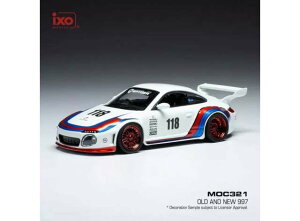 Porsche Old and New 997 Basis 911 997 #118 Weiss/Dekor zCg/u[/bh~jJ[/ IXO1/43