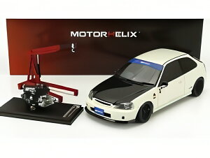 HONDA VrbN EK9 ^Cv R Xv[ GWƃANZT[t 1999 zCgubNJ[{/ MOTORHELIX 1/18 ~jJ[