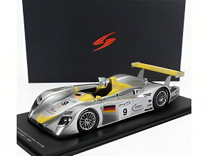 AUDI R8 3.6L ^[{ V8 AEfB X|[c [Xg N 9 [ AEG A }NjbV Xet@ Ie 2 } 2000 Vo[ CG[/ Spark 1/18 ~jJ[