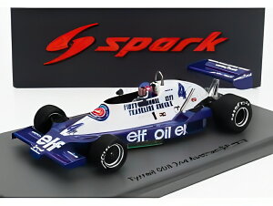 ティレル - F1 008 No.4 1978年 オーストリアGP 2位 P.ドゥパイユ - ブルー ホワイト/ Spark 1/43 ミニカー