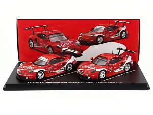 ポルシェ - 911 991 RSR チームポルシェGTコカコーラ N911 プチルマン2019 P.ピレ - N.タンディ - F.マコウィッキ + N912 プチルマン2018 E.バンバー - L.バントール - M.ジャミネ - レッドホワイト / Spark 1/64