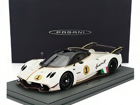 PAGANI ウアイラ R #1 レーシング 2021 ビアンコベニー ホワイト/ブラック/ BBR 1/18 100台限定ミニカー