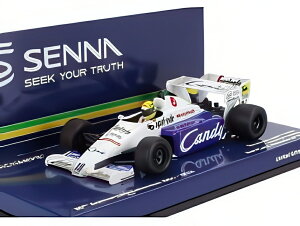 TOLEMAN F1 TG184 HART TURBO #19 モナコGP 2位 1984 アイルトン・セナ (ダーティバージョン) ホワイト/ブルー/ MINICHAMPS 1/43 30周年アニバーサリーコレクションミニカー