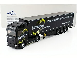 SCANIA S500 gbN ei[g TEMPO TRANSPORTS 2018 ubN/ ELIGOR 1/43 ~jJ[