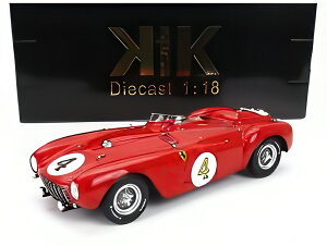 y\zFERRARI 375 PLUS XpC_[ TEAM SCUDERIA FERRARI #4 }24 D 1954 Trintignant/Gonzales bh/ KK-SCALE 1/18 ~jJ[