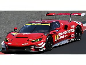 �y�\��z2026�N�����\��FERRARI 296 GT3 TEAM UNI ROBO BLUEGRASS FERRARI VELOREX #6 SUPER GT GT300 2025 �ЎR�`��/���x���g���������^�� ���b�h/�z���C�g/ LOOKSMART 1/43 �~�j�J�[