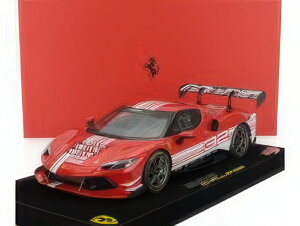 FERRARI 296 GT3 3.0L �c�C���^�[�{ V6 �`�������W N 32 ���[���`�o�[�W���� 2023 �V���[�P�[�X�t�� ���b�h �z���C�g/ BBR 1/18 296�����~�j�J�[