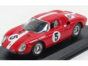 FERRARI 250LM �N�[�y N 5 1000km �p�� 1964 �~�����[ �{���[ ���b�h/ Best-Model 1/43 �~�j�J�[