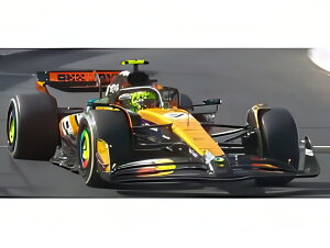 【予約】12月以降発売予定McLAREN F1 MCL39 チームマクラーレン N4 優勝 モナコGP 2025 L.ノリス パイロット&ショーケース付 オレンジブラック/ Bburago 1/43 海外限定ミニカー