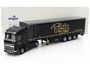 DAF XG �g���b�N �g���[���[ AIGLE GROUP 2022 �u���b�N�C�G���[/ ELIGOR 1/43 �~�j�J�[