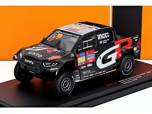 TOYOTA �n�C���b�N�X GR DKR EVO T1U �s�b�N�A�b�v �`�[���K�Y�[���[�V���O N243 �_�J�[�������[ 2024 �u���b�N���b�h/ IXO 1/43 �~�j�J�[