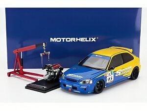 HONDA VrbN EK9 ^CvR SPOON N95 [VO GWANZT[t 1999 u[CG[/ MOTORHELIX 1/18 ~jJ[