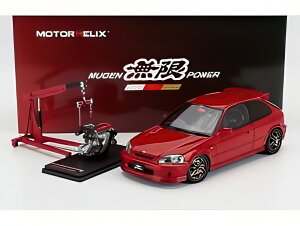 HONDA VrbN EK9 ^CvR MUGEN GWANZT[t 1999 bh/ MOTORHELIX 1/18 ~jJ[