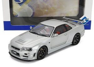 �y�\��z Nissan���Y Skyline�X�J�C���C�� GT R R34 Z Tune 1999 �V���o�[ / SOLIDO 1/18 �~�j�J�[
