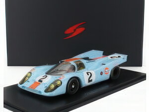 PORSCHE 917K 4.5L GULF `[ JOHN WYER AUTOMOTIVE ENGINEERING N 2 EBi[ 24h fCgi 1970 yhEhQX IELk uCAEbh} Cgu[ IW/ Spark 1/18 300~jJ