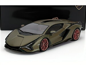 LAMBORGHINI SIAN FKP 37 HYBRID 2020 �x���f�M�A �O���[�����^���b�N/ Bburago 1/18 �~�j�J�[