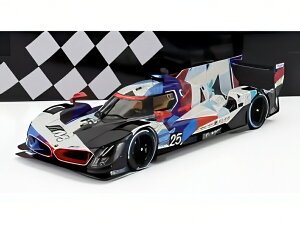 BMW M HYBRID LMDH P66-3 4.0L TURBO V8 LMDH 2023 �v���[���e�[�V���� �z���C�g�u���[�u���b�N/ MINICHAMPS 1/18 �~�j�J�[