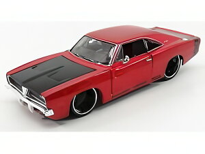 DODGE CHARGER R/T �N�[�y 1969 ���b�h���^���b�N�u���b�N/ MAISTO 1/24 �~�j�J�[