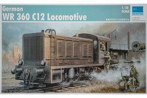 German WR 360 C12 Locomotive �g�ݗ��ăv�����L�b�g�͌^ �~���^���[ /Trumpeter 1/35