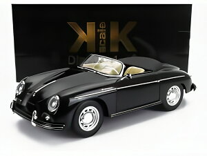 �y�\��zPORSCHE 356A �X�s�[�h�X�^�[ 1955 �u���b�N/ KK-SCALE 1/12 �~�j�J�[