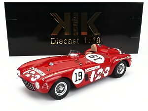 �y�\��zFERRARI 375 �v���X �X�p�C�_�[ No.19 1954 �J�����p�i�����J�[�i �D�� U.�}�O���I�[�� ���b�h/ KK-SCALE 1/18 �~�j�J�[
