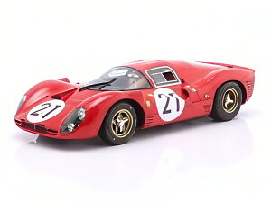 �y�\��zFERRARI 330P4 �x�����l�b�^ No.21 1967 ���}��24���� 2�� ���b�h/ Werk83 1/12 �~�j�J�[