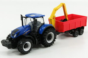 NEW HOLLAND T7.315 gN^[ + Rrl[V g[[ u[ bh CG[/ Bburago 1/50 _Ƌ@B͌^