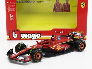 FERRARI F1 SF-24 `[ XN[fA tF[ N 55 CGP 5 2024 C.TCc bh ubN/ Bburago 1/43 ͌^