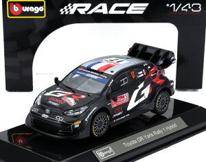 TOYOTA X GR RALLY1 HYBRID `[ g^ N 17 [ 2024 S.IWF ubN/ Bburago 1/43 ͌^