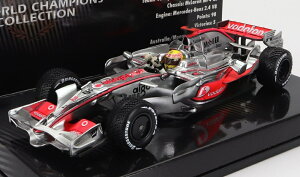 McLAREN F1 MP4/23 チーム VODAFONE McLAREN N 22 ワールドチャンピオン 2008 L.ハミルトン シルバー レッド/ MINICHAMPS 1/43 模型