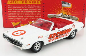 DODGE �`�������W���[ �R���o�[�`�u�� KOCHMAN HELL DRIVERS 1970 �z���C�g ���b�h/ Greenlight 1/18 �~�j�J�[