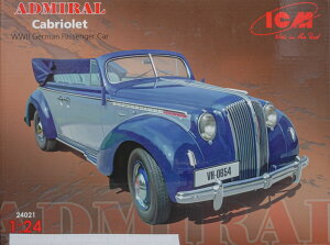 Opel Admiral Cabriolet WWII German Passenger Car fLbg/ ICM 1/24 ͌^