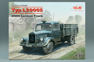 Mercedes-Benz L3000S WWII �h�C�c�R�p�g���b�N ���f���L�b�g/ ICM 1/35 �͌^
