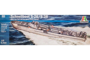 Schnellboot S-26 S-38 モデルキット/ ITALERI 1/35 模型