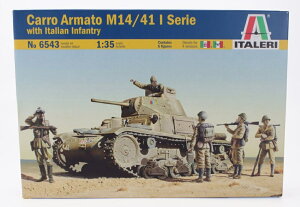 TANK M14/41 I シリーズ イタリア歩兵付 ミリタリー 1945/ ITALERI 1/35 ミニカー