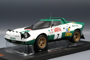 Lancia Stratos HF 7���� Alitalia WRC �����[�T������ 1975 R.Pinto A.Bernacchini/ IXO 1/18 �~�j�J�[