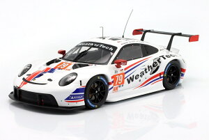 �y�\��zPORSCHE 911 991-2 RSR-19 �`�[�� WEATHERTECH N 79 24h ���}�� 2021 E.�o���o�[ C.�}�N�j�[�� L.���@���g�[�� �z���C�g/ IXO 1/18 �~�j�J�[