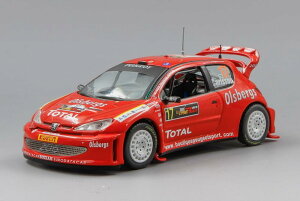 Peugeot 206 WRC No.17 Rally Cyprus 2005 D. Carlsson - M. Andersson/ IXO 1/43 �~�j�J�[