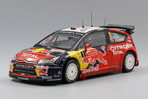 Citroen C4 WRC Rallye Rally Japan 2008 Sebastien Loeb / Daniel Elena/ IXO 1/43 �~�j�J�[