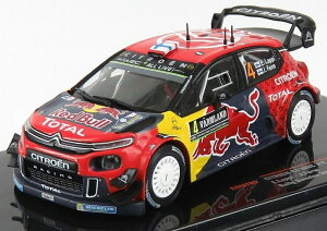 CITROEN C3 WRC �`�[�� RED BULL N 4 �����[ �X�E�F�[�f�� 2019 E.���b�s J.�t�F���� ���b�h �C�G���[ �O���[/ IXO 1/43 �~�j�J�[