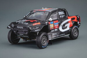 Toyota GR DKR Hilux Evo T1U No.209 Rally Dakar 2024 G. de Villiers D.Murphy/ IXO 1/43 �~�j�J�[