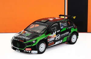 HYUNDAI i20 N RALLY2 �`�[�� BRC N 1 �����[ �f�[�u���[�J�[ �D�� 2024 H.�p�b�h�� J.�n�h�\�� �u���b�N �z���C�g �O���[��/ IXO 1/43 �~�j�J�[