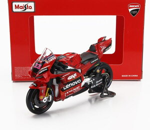 【予約】DUCATI DESMOSEDICI GP23 チーム LENOVO N 23 MOTOGP 2023 E.バスティアニーニ レッド/ MAISTO 1/18 バイク模型ミニカー